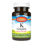 Carlson Labs K Complete suplemento para salud ósea 90 cápsulas