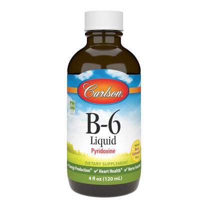 Carlson labs vitamina b6 liquida botella 4 oz