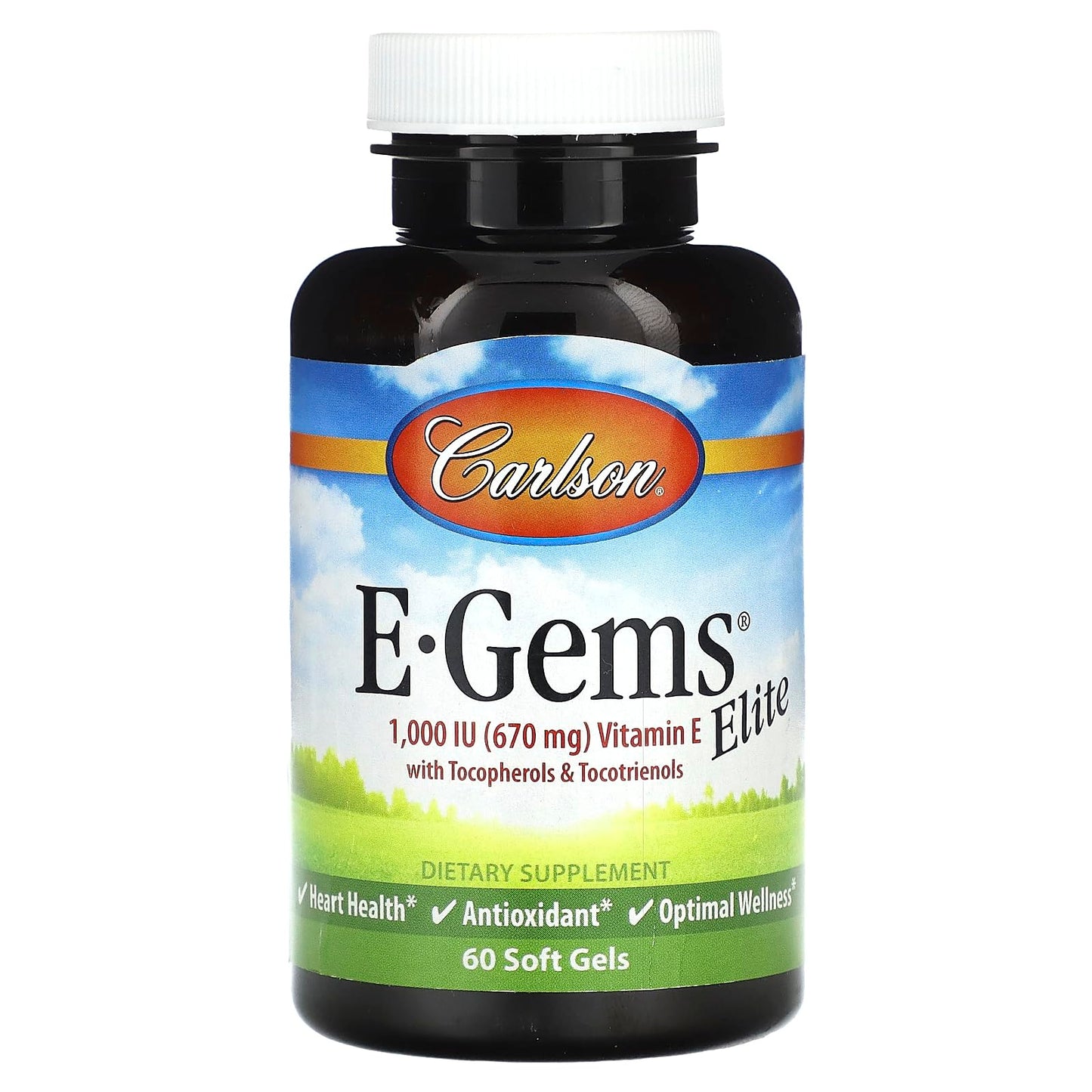 Carlson Labs Vitamina E 1000 IU caja frente