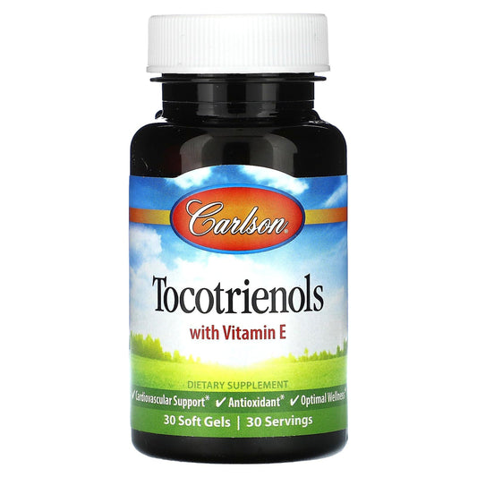 Carlson Labs vitamina e natural tocotrienoles 30 cápsulas blandas