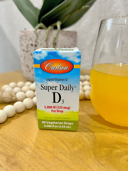 Carlson liquid vitamin d3 5000 iu per drop for bones and immunity