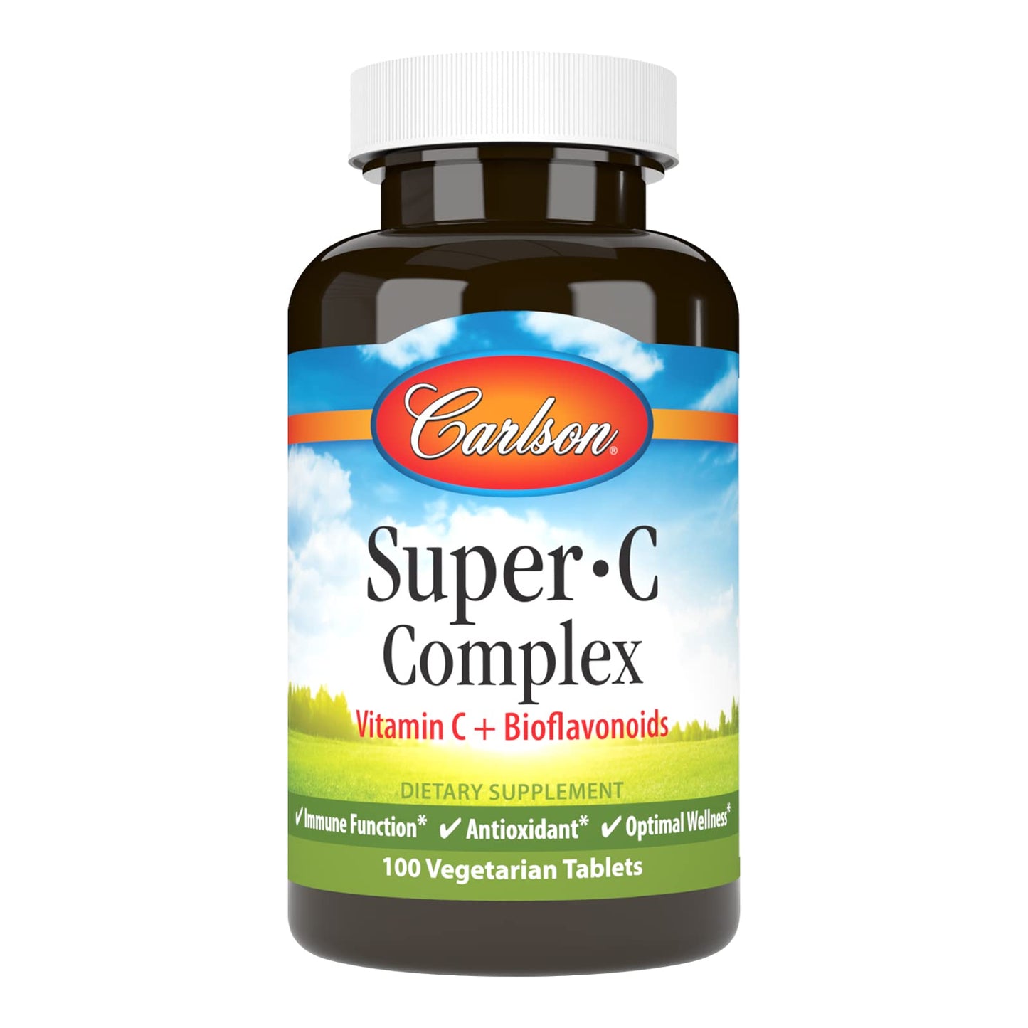 Carlson Super-C Complex 100 tabletas vegetarianas