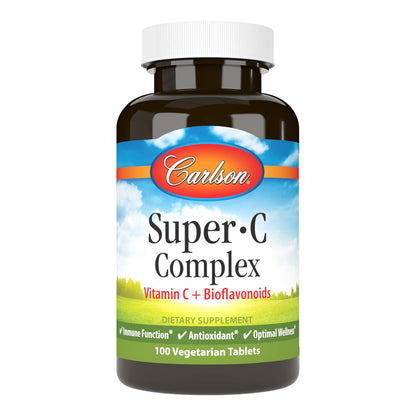 Carlson Super-C Complex 100 tabletas vegetarianas