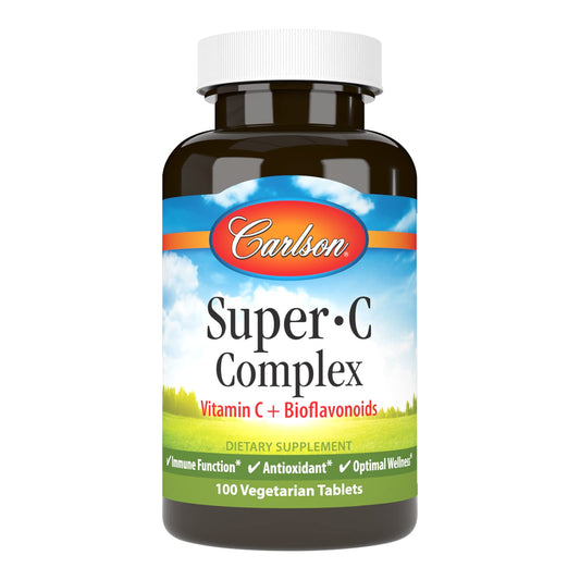 Carlson Super-C Complex 100 tabletas vegetarianas