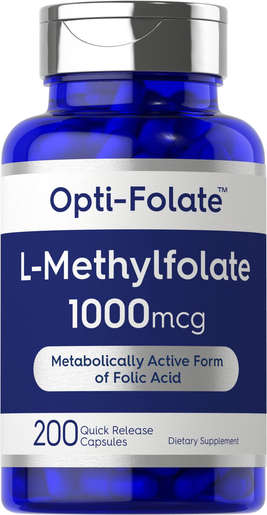 Carlyle L Metilfolato 1000 mcg envase 200 cápsulas