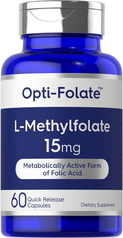 Carlyle L Metilfolato 15 mg envase 60 cápsulas