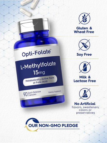 Carlyle metilfolato 15 mg 90 cápsulas calidad premium