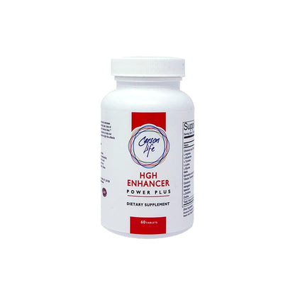 Carson Life Enhancer en botella blanca con 120 cápsulas