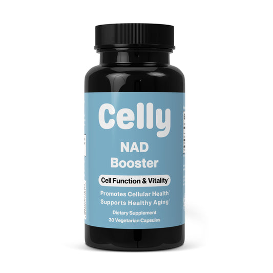 Celly NAD Booster suplemento cápsulas frasco