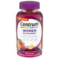 Botella de Centrum MultiGummies para mujeres con sabores frutales