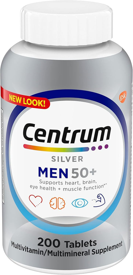 Botella de multivitamínico Centrum para hombres