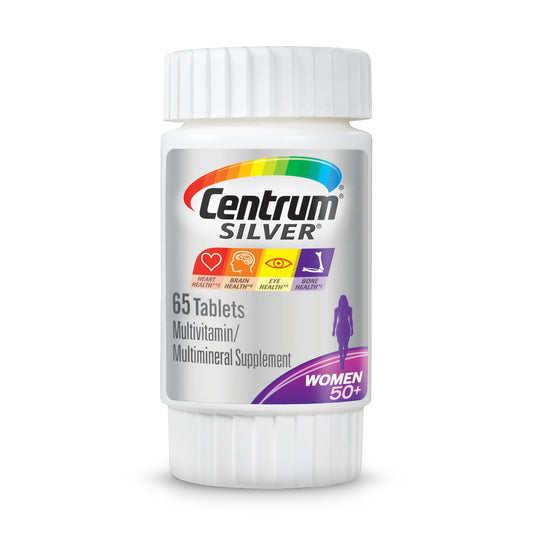 Frasco Centrum Silver Multivitaminas para Mujeres mayores 50 años