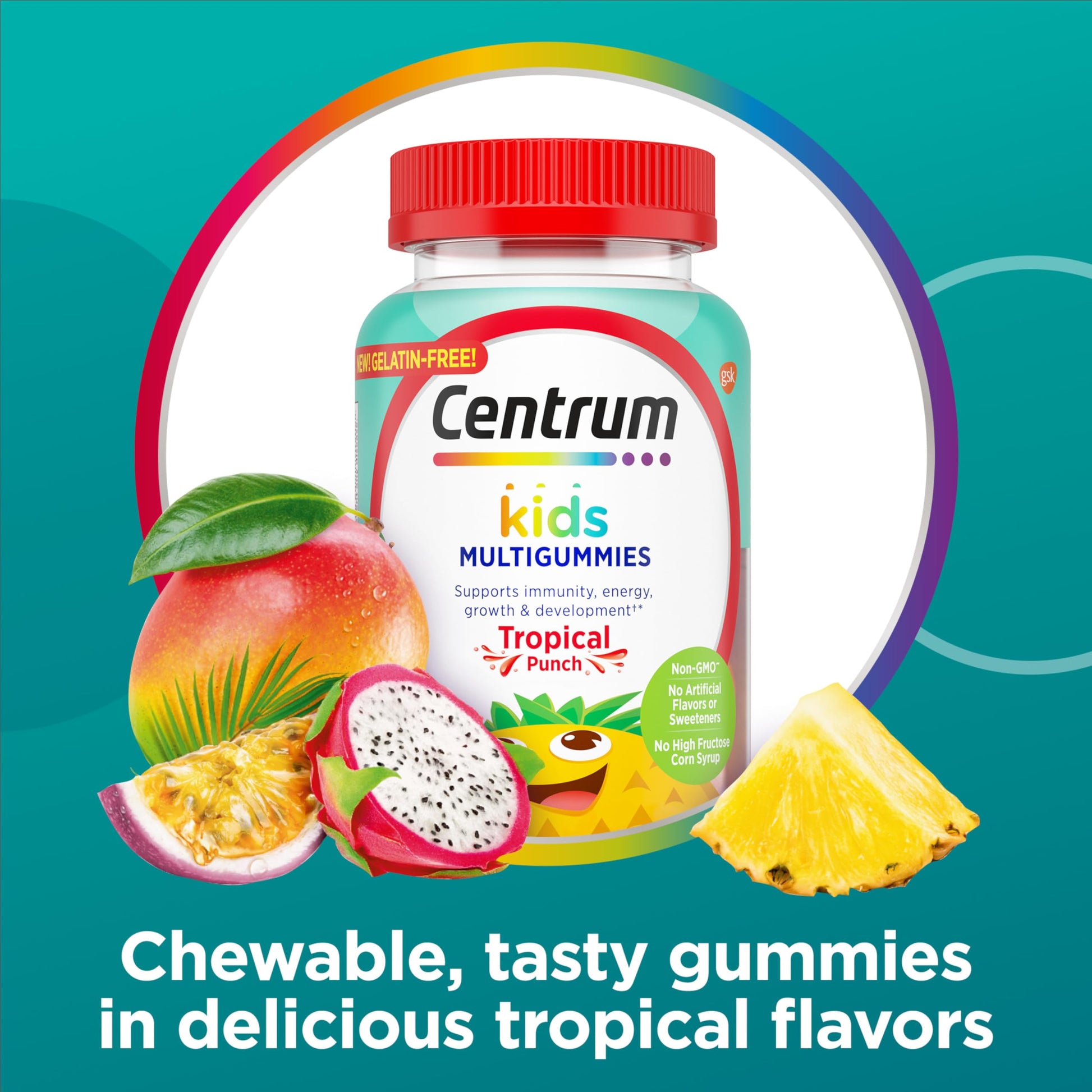 Centrum sin colorantes ni sabores artificiales