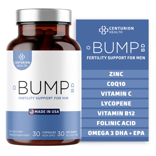 Centurion Labs Bump BD suplemento fertilidad masculina envase