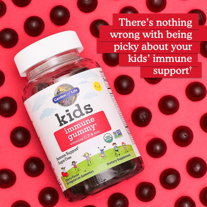 Cerezas naturales para vitaminas gomitas infantiles Garden of Life
