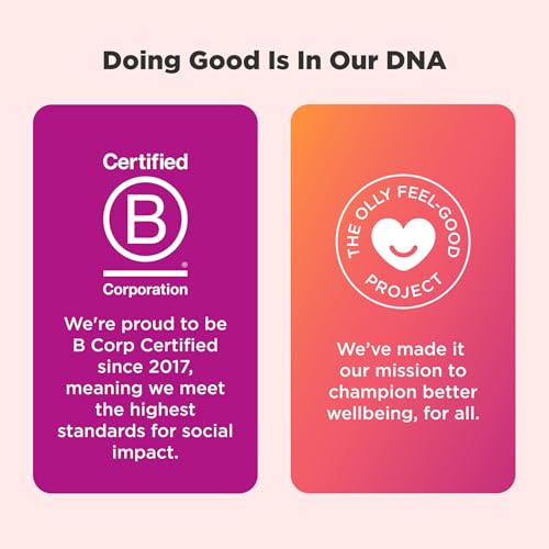 Certificación B Corp de las gomitas OLLY para hombres