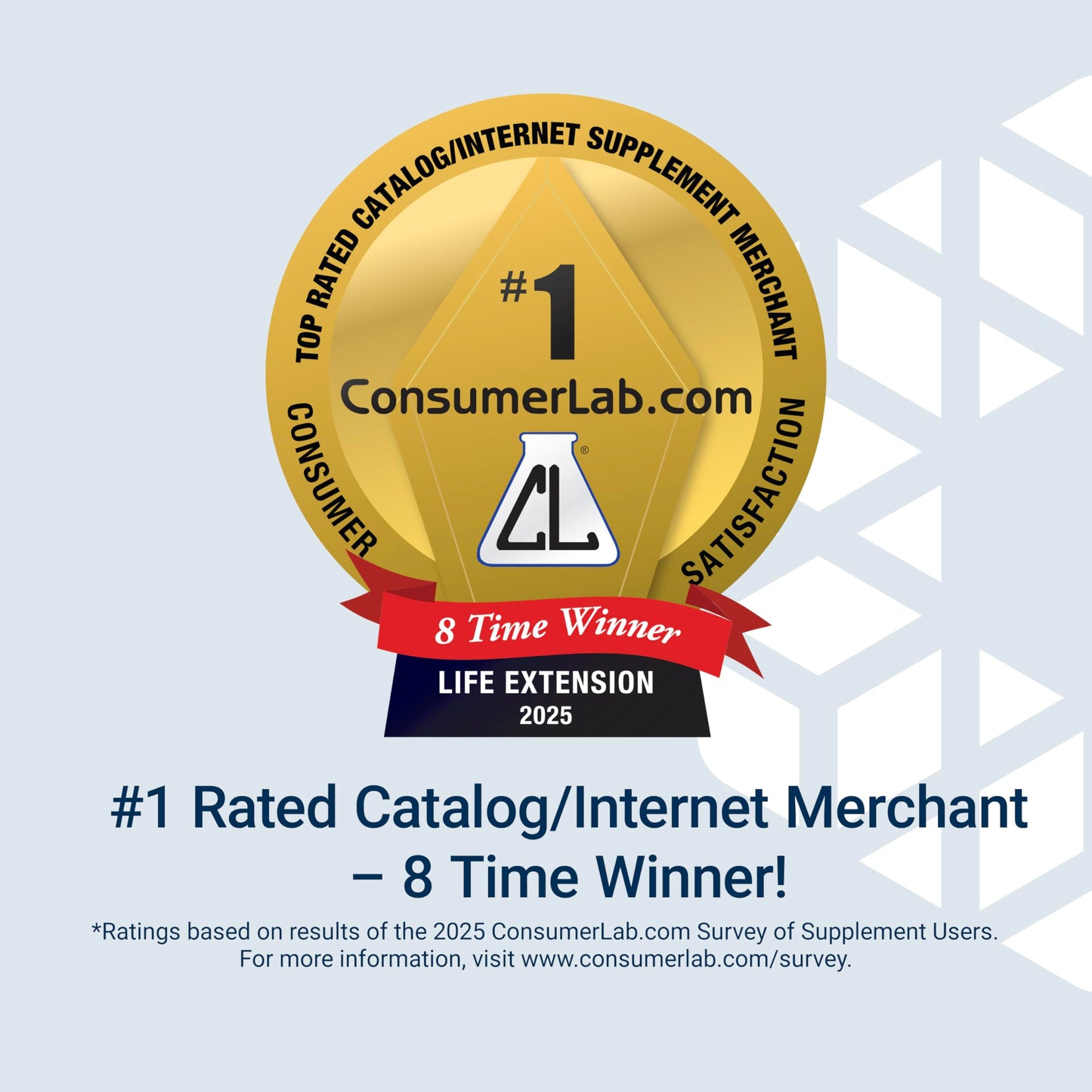 Certificación del usuario ConsumerLab.com, multivitamínico calificado.