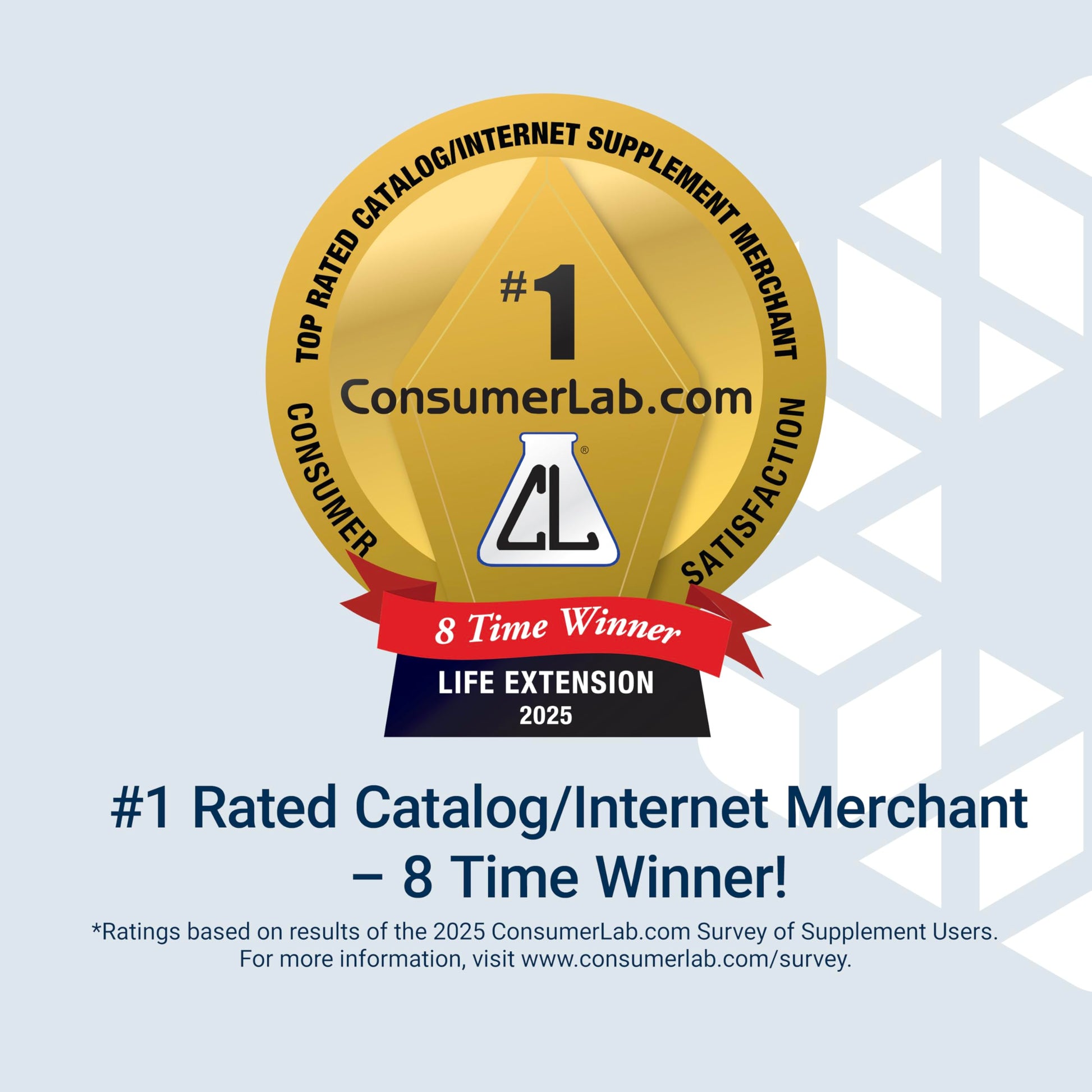 Certificación del usuario ConsumerLab.com, multivitamínico calificado.