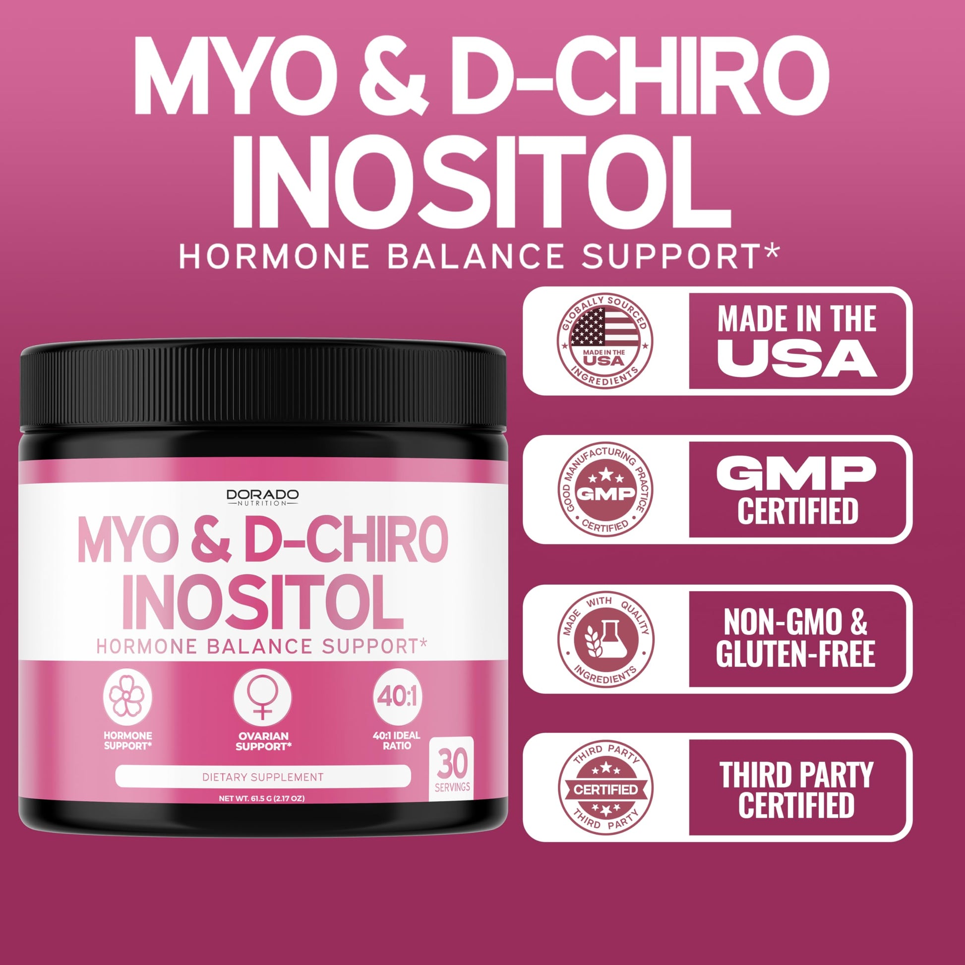 Certificación GMP y prueba tercerizada suplemento polvo hormonal