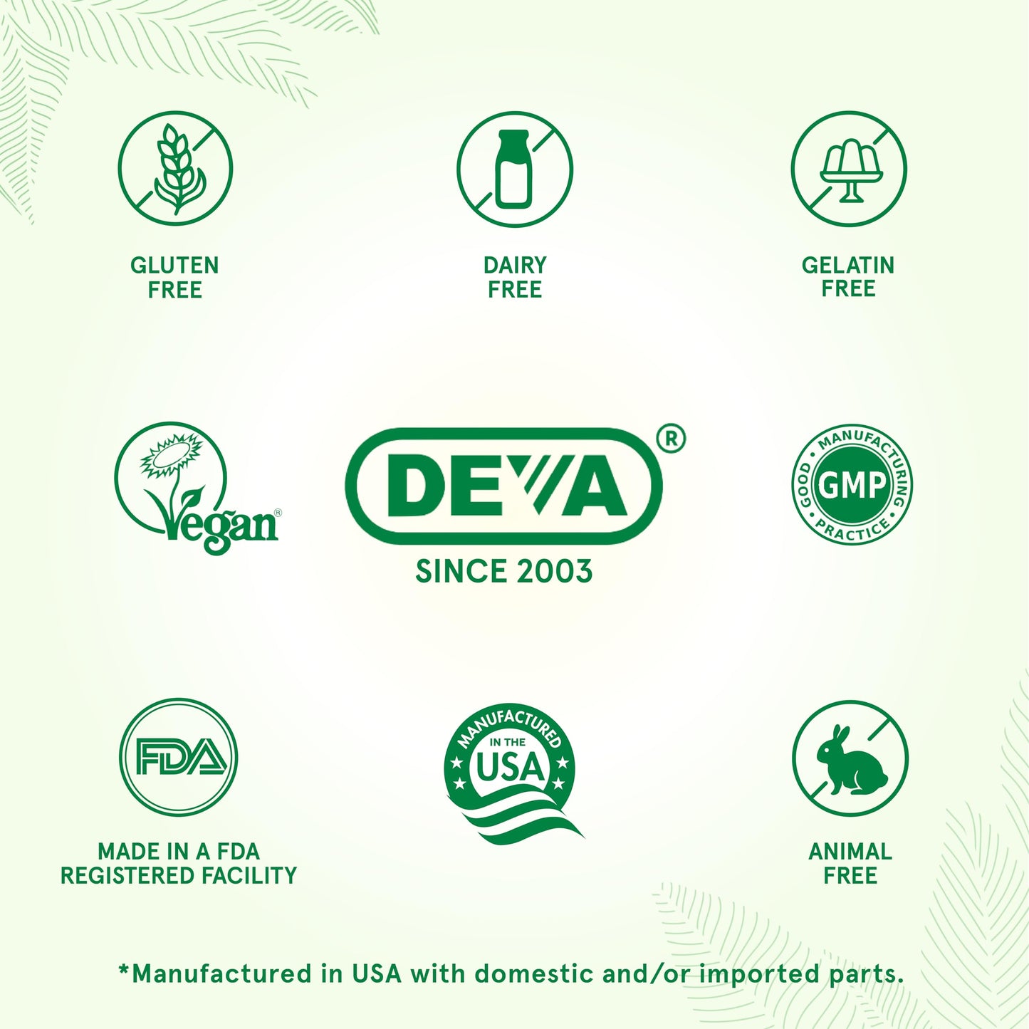 Certificación vegana del multivitamínico DEVA