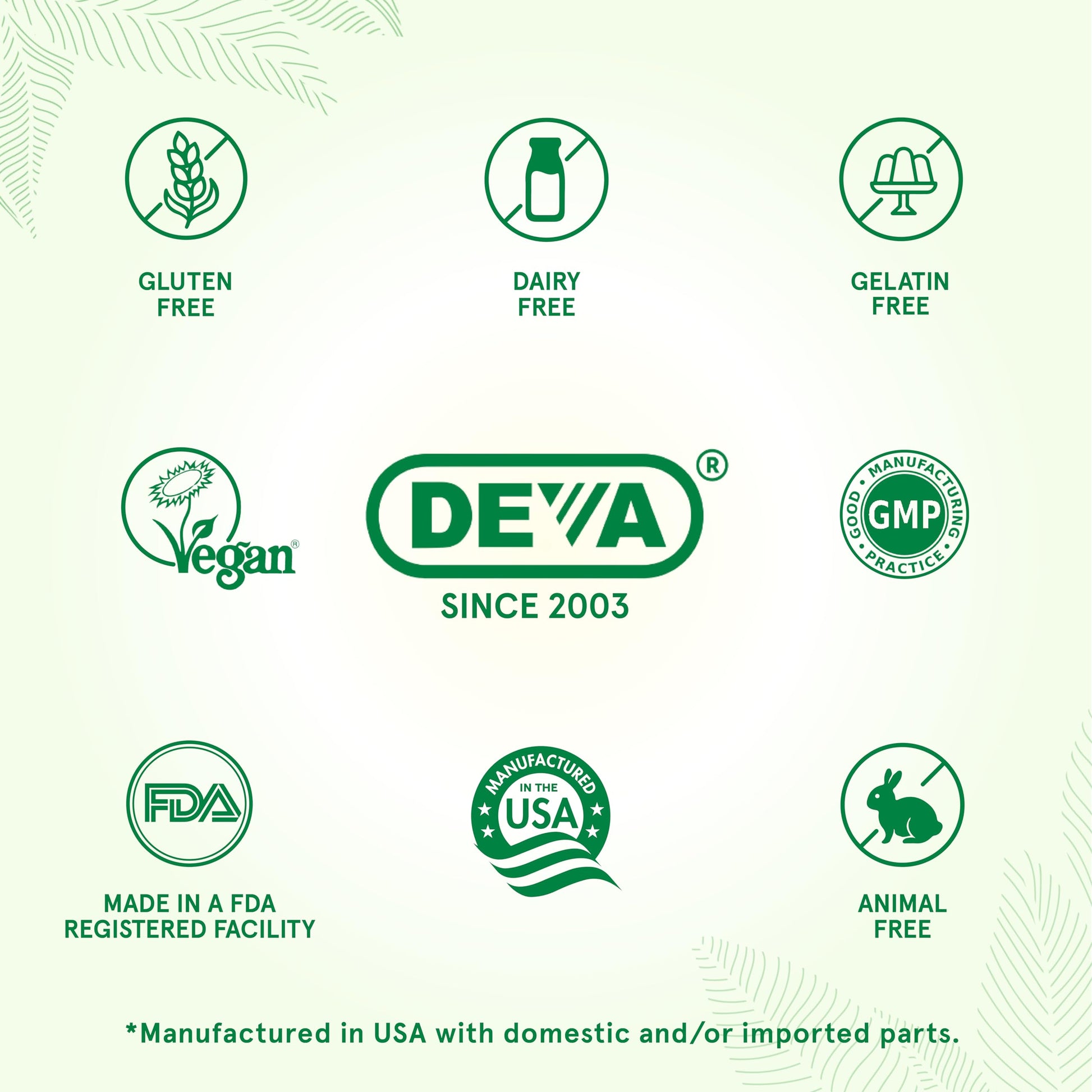 Certificación vegana del multivitamínico DEVA