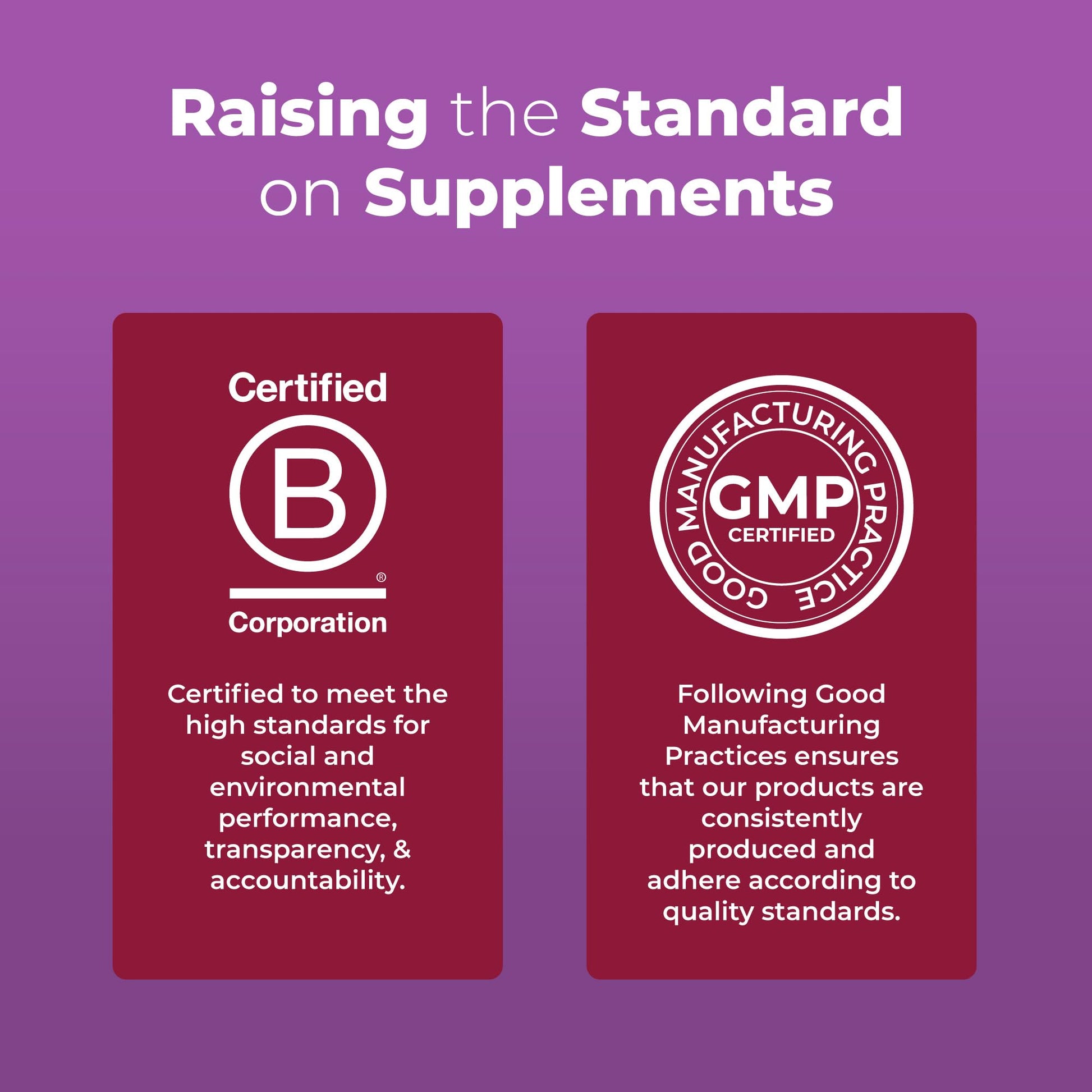 Certificaciones de calidad de las gomitas MaryRuth
