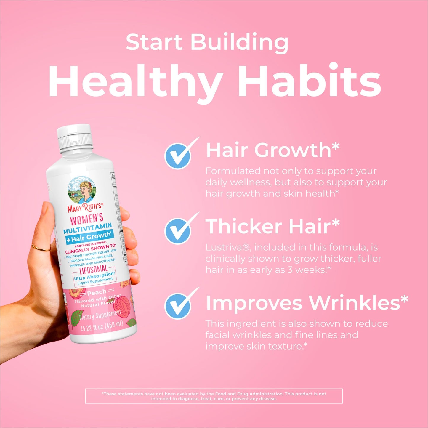 Certificaciones del multivitamínico MaryRuth para mujeres