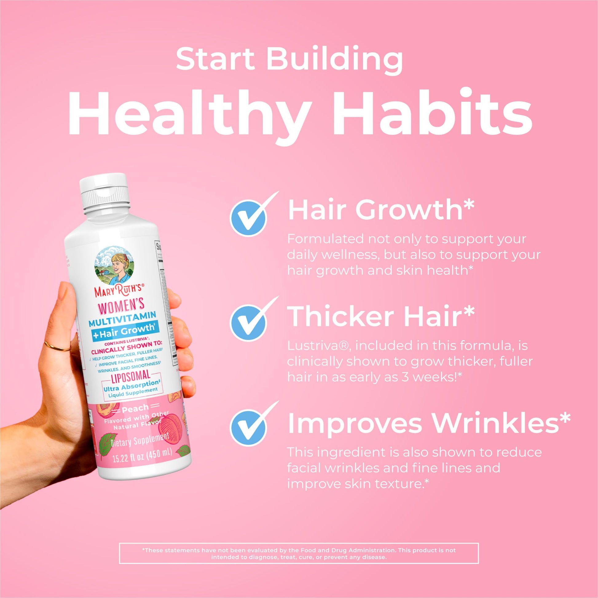 Certificaciones del multivitamínico MaryRuth para mujeres