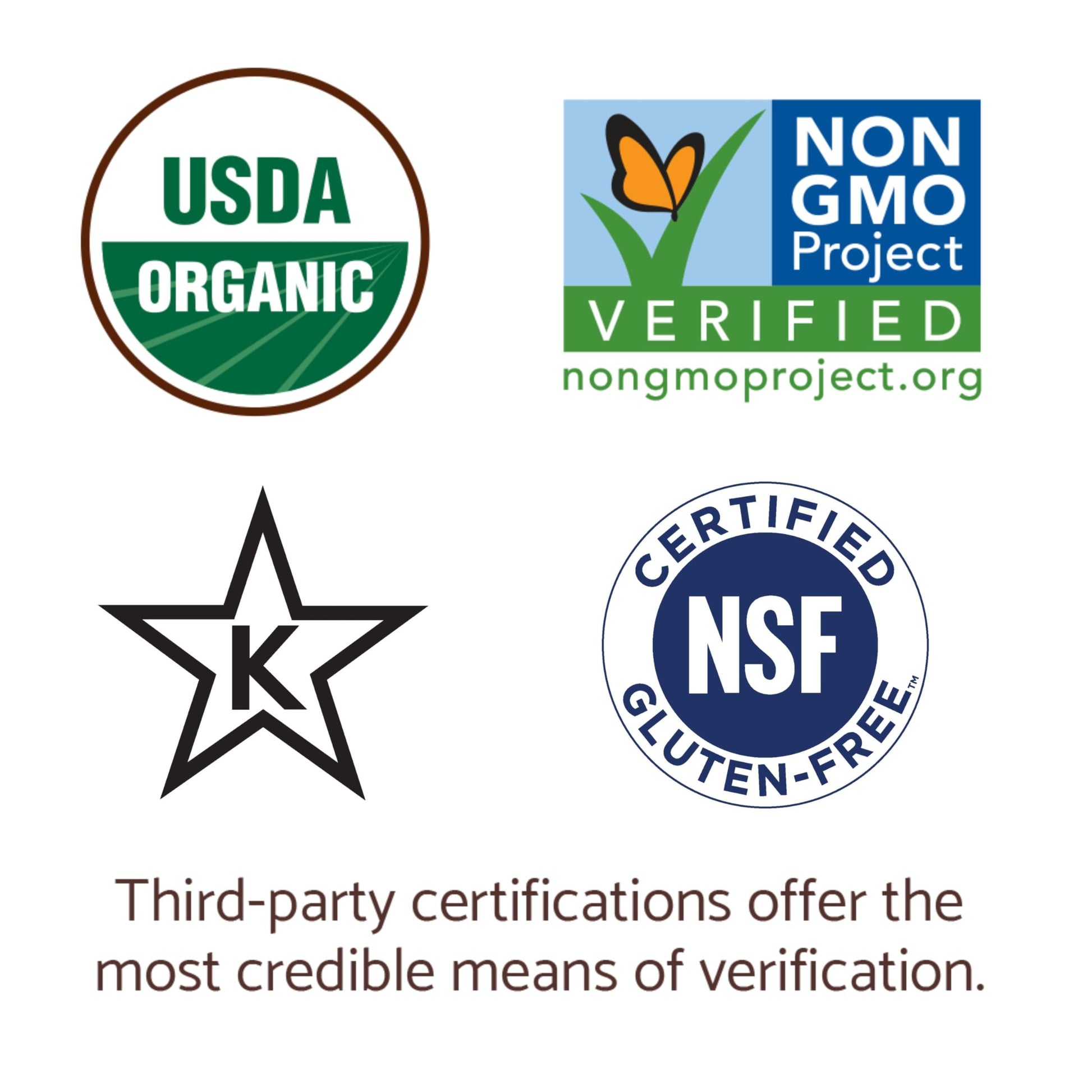 Certificaciones de vitaminas orgánicas Garden of Life