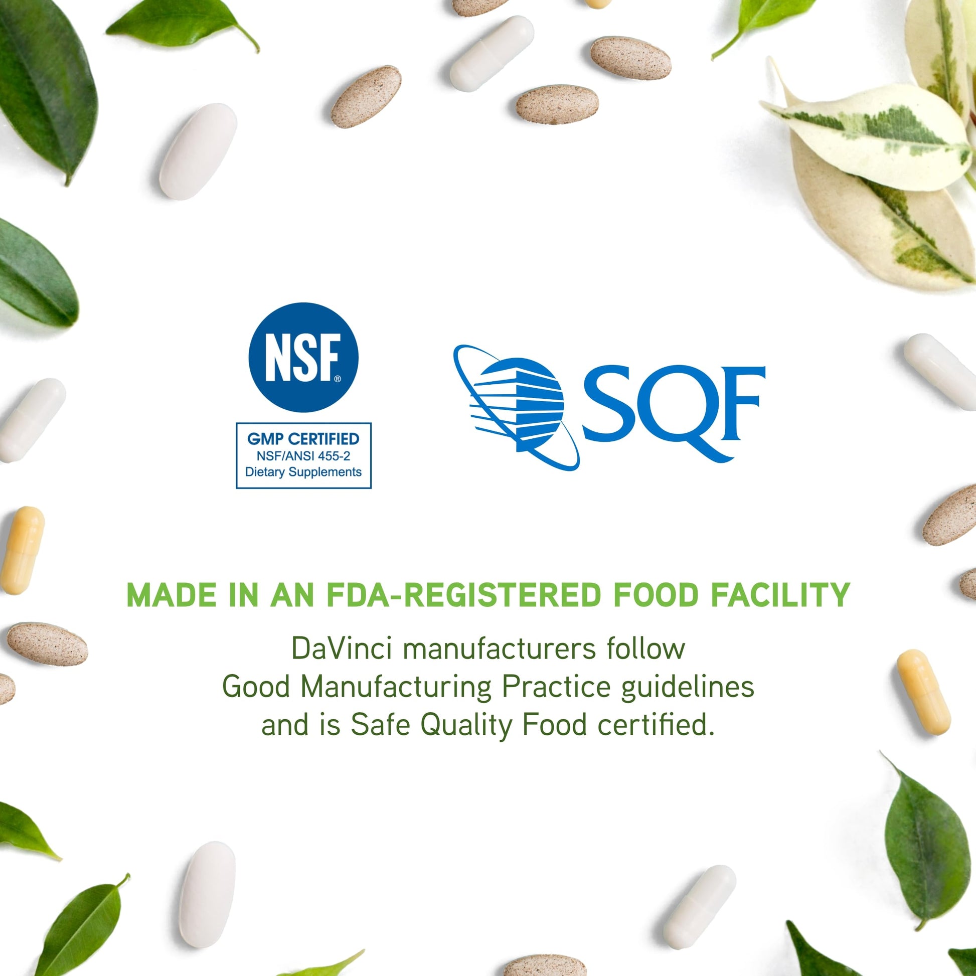 Certificaciones de calidad de suplementos - FDA y GMP