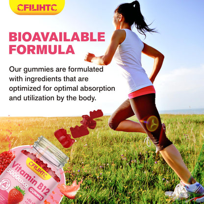 CFILIHTC gomitas vitamina b12 60 unidades sabor fresa