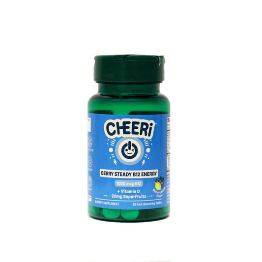 Cheerific Berry B12 Energy Melt suplemento natural