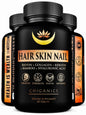 Chiganics vitaminas para cabello piel uñas con biotina 5000mcg frasco