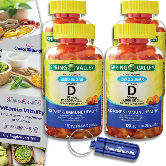 Choice Bundle paquete gominolas vitamina D sin azúcar 480 unidades