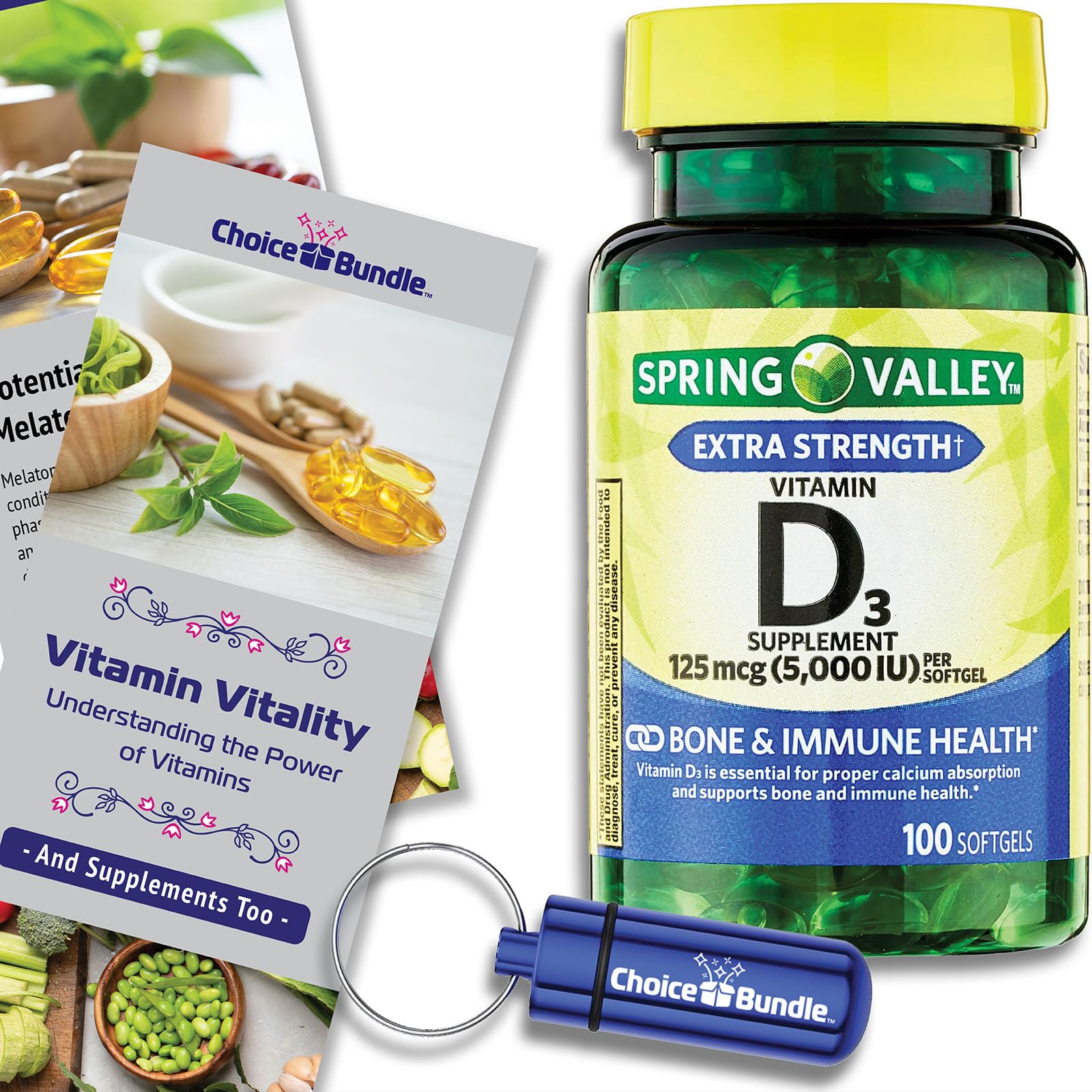 Paquete Choice Bundle vitaminas D3 5000IU 4 botellas
