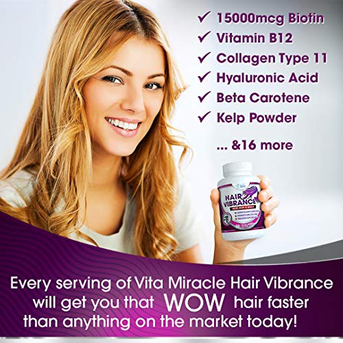 Cierre envase Hair Vibrance vitaminas para salud capilar