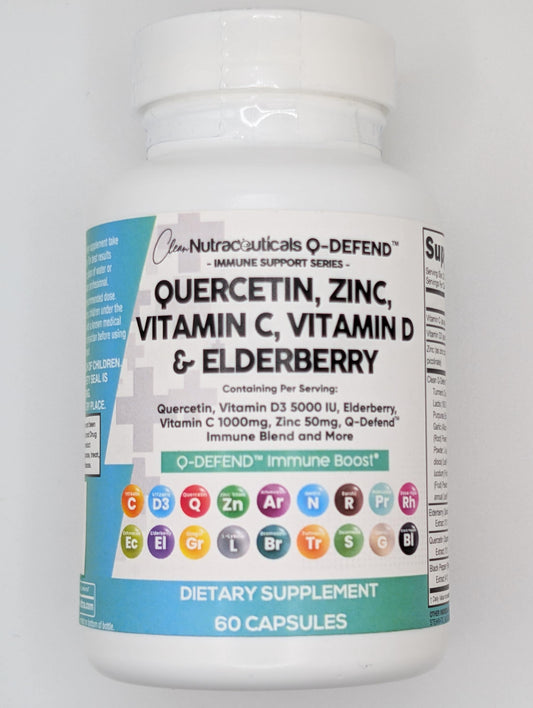 Clean Nutraceuticals suplemento inmunidad paquete de 3 botellas