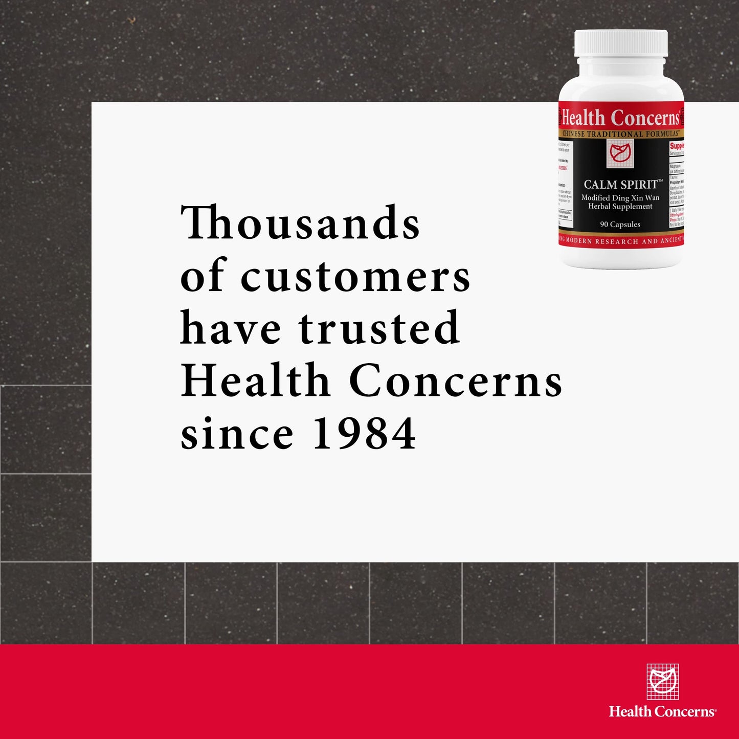Clientes han confiado en Health Concerns desde 1984