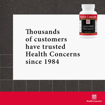 Clientes han confiado en Health Concerns desde 1984