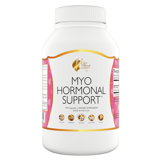 Cápsulas veganas de soporte hormonal Coco March MYO
