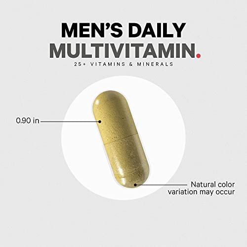 Cápsula de multivitaminas Codeage tamaño y color.