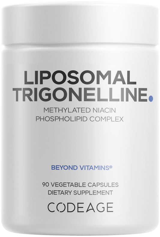Codeage Trigonelina Liposomal suplemento 250mg frasco principal