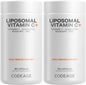 Codeage vitamina c liposomal frasco con suplemento vegano
