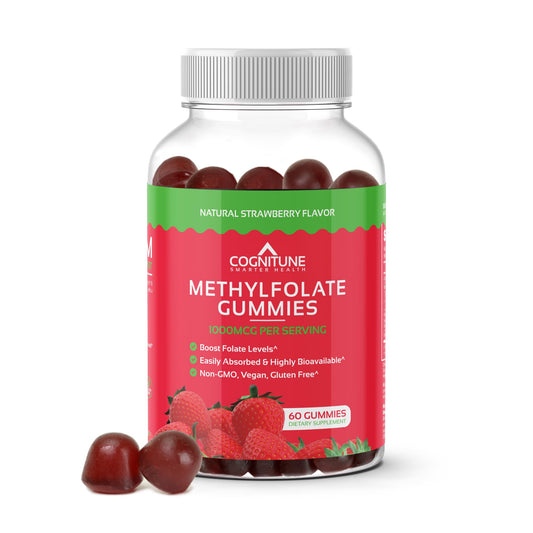 CogniTune gomitas metilfolato sabor fresa 60 unidades