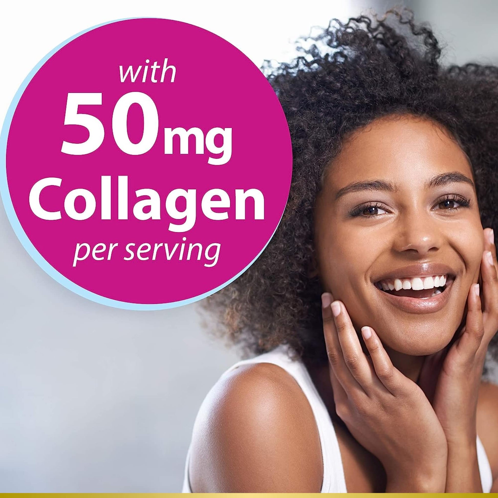 Detalle de colágeno y beneficios para cabello, piel y uñas