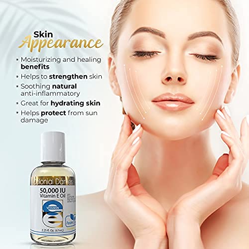 Colonial Dames aceite vitamina e para piel reseca efecto antioxidante