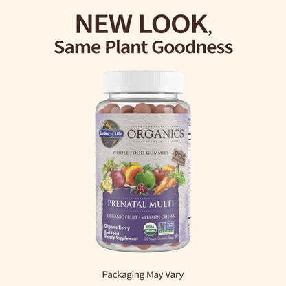 Combo gomitas prenatales y cúrcuma Garden of Life paquete