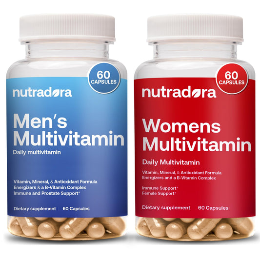 Combo multivitamínico Nutradora para hombres y mujeres