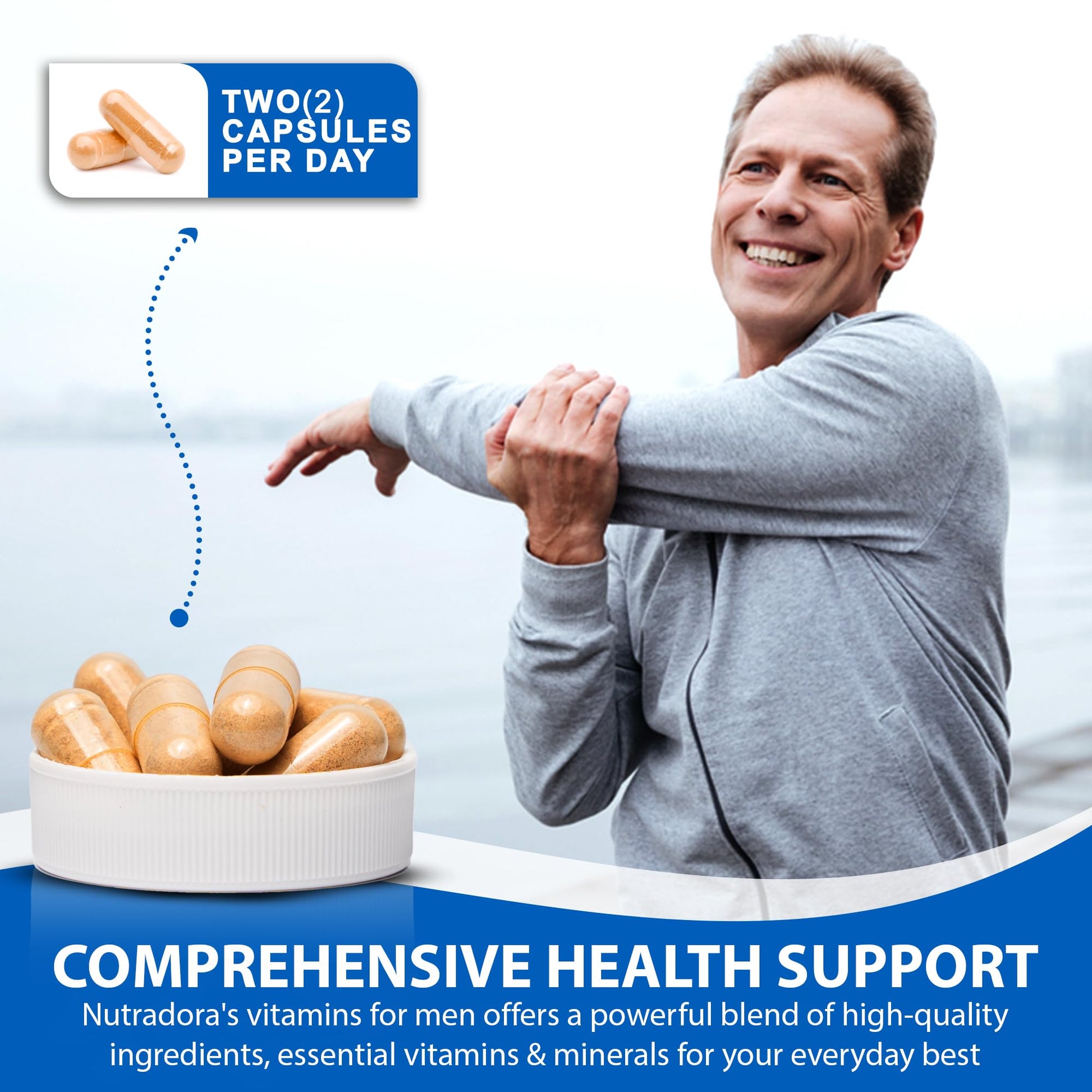 Combo de salud multivitamínico para mujeres y hombres