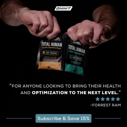 Comentarios ONNIT Total Human vitaminas salud optimización